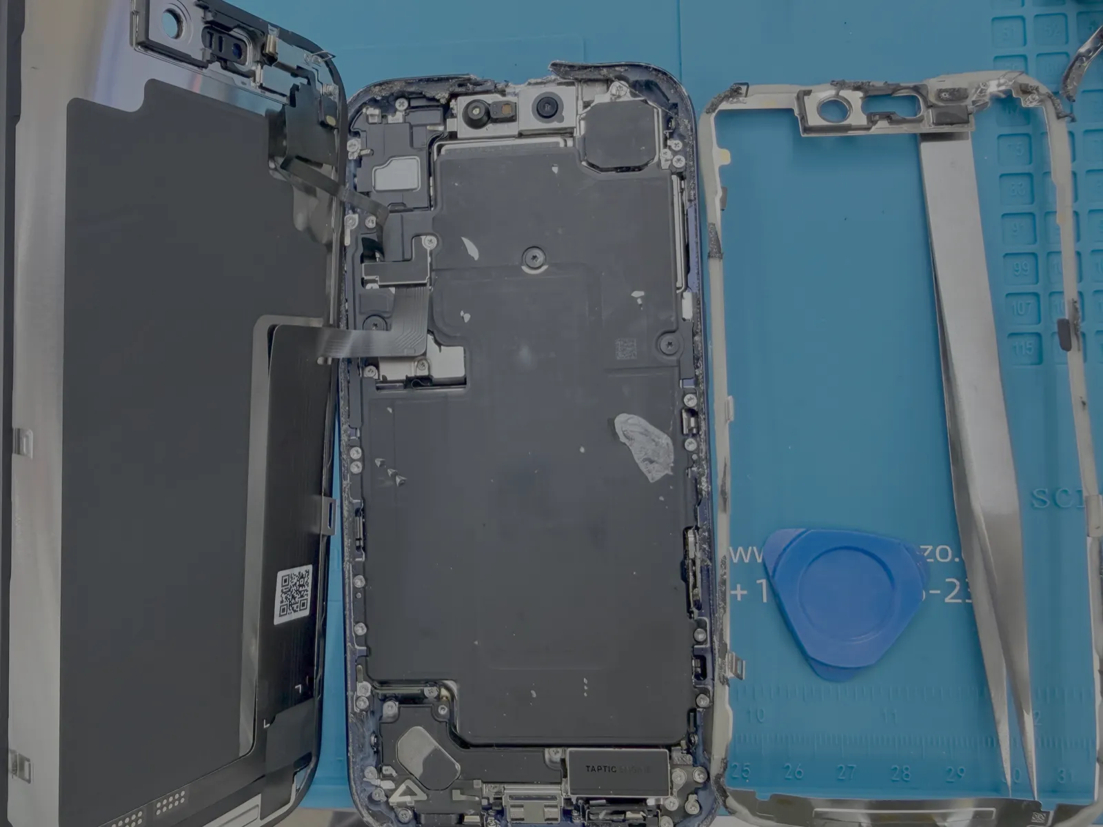 iPhone opened for battery replacement at Electronics Garden Repair
